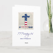 De Kaart van de Dag van de onafhankelijkheid (Achterkant)