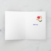 De Kaart van de Dag van grootouders - Flower power (Binnen)