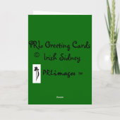 De Kaart van de Dag van Sidney St. Patrick van de (Achterkant)