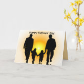 De Kaart van de Dag van vrolijke Vaders voor (Gele Bloem)