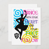 De Kaart van de Danser van het hoogland (Voorkant / Achterkant)