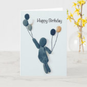 De kaart van de de kunstverjaardag van de (Gele Bloem)