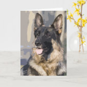 De Kaart van de Duitse herder (Gele Bloem)