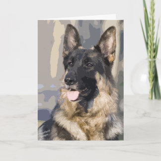 De Kaart van de Duitse herder