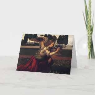 De kaart van de Engel van de Aankondiging van de