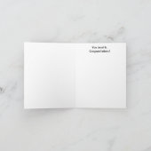 De Kaart van de felicitaties van de Speler van de  (Binnen)