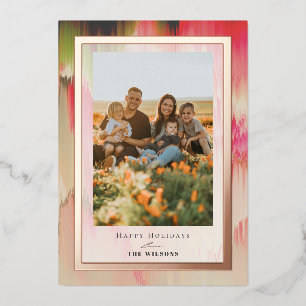 De Kaart van de Folie van de van de kerstfeestdag