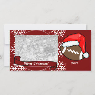 De Kaart van de foto - het Football van Kerstmis