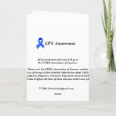 De Kaart van de Foto van CFS (Achterkant)