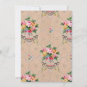 De Kaart van de Foto van de Aankondiging van de (Achterkant)