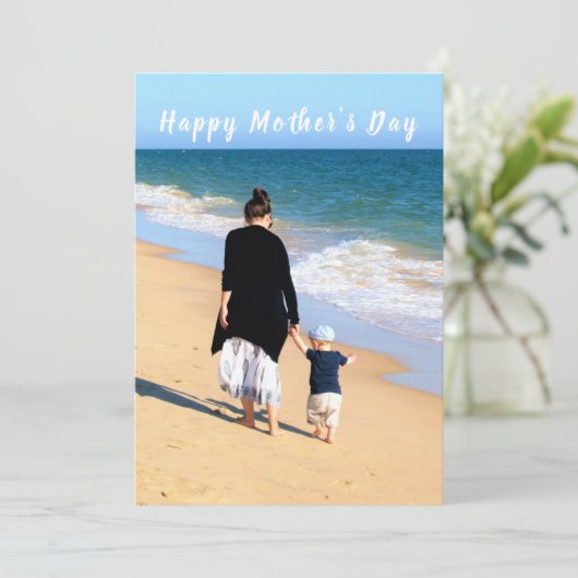 De Kaart van de Foto van de douane Uw Fototeksten (Staand voorkant)