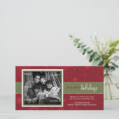 De Kaart van de Foto van de Vakantie van het Lint (Staand voorkant)