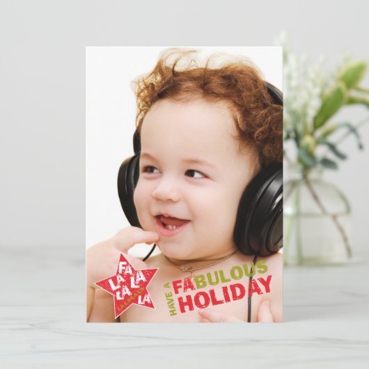 De Kaart van de Foto van de Vakantie van Rockstar (Staand voorkant)