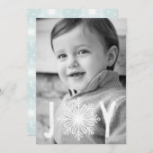 De Kaart van de Foto van Kerstmis van de (Voorkant / Achterkant)