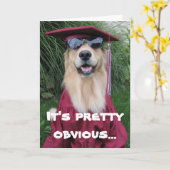 De Kaart van de Gelukwensen van afstuderen (Gele Bloem)