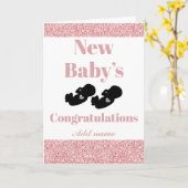 De kaart van de gepersonaliseerde gelukwensen (Gele Bloem)