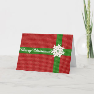De kaart van de Gift van Christma van Mery