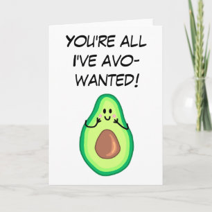 De Kaart van de Groeten van de avocado