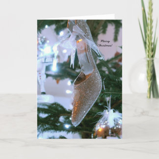 De Kaart van de Groeten van de Schoen van Kerstmis