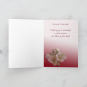 De Kaart van de Groeten van Kerstmis - Hellebores (Binnen)