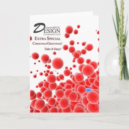 De Kaart van de Groeten van Kerstmis van het (Voorkant)