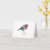 De Kaart van de Groeten van "mijn Kleine Robin" (Gele Bloem)