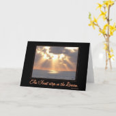 De kaart van de Inspiratie van de zonsondergang: (Gele Bloem)