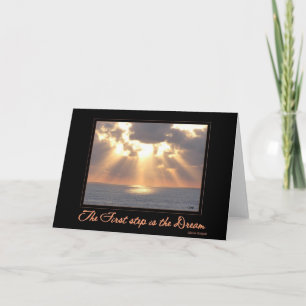 De kaart van de Inspiratie van de zonsondergang: