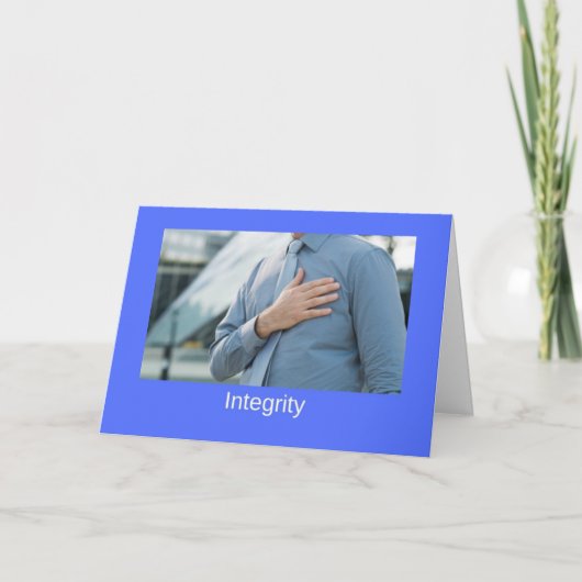 De Kaart van de integriteit (Voorkant)