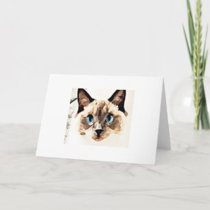 De Kaart van de Kat van Ragdoll