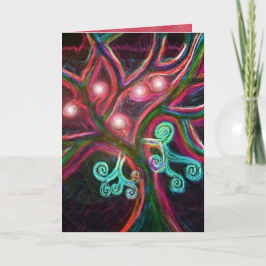 De kaart van de kerstboom (Voorkant)