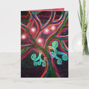 De kaart van de kerstboom