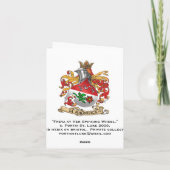 De Kaart van de Kersttijd van Freya (Achterkant)