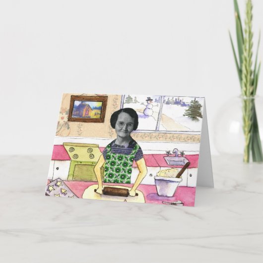 De Kaart van de Koekjes van de Suiker van het (Voorkant)