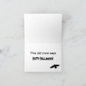 De Kaart van de Kraai van Halloween (Binnen)