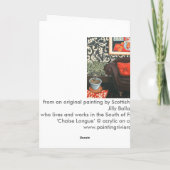 De Kaart van de Kunst van de "chaise-longue" (Achterkant)