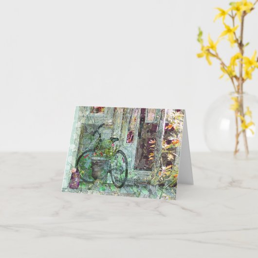 De Kaart van de Kunst van de Fiets van het (Gele Bloem)