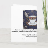 De Kaart van de Kunst "van de Kop van het (Achterkant)