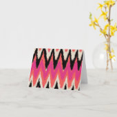 De Kaart van de Kunst van het Patroon van Ikat (Gele Bloem)