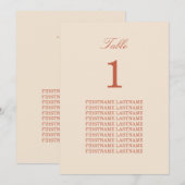 De Kaart van de Lijst van de Lijst van de Lijst va (Voorkant / Achterkant)