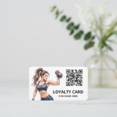 De Kaart van de moderne Gym Loyalty (Staand voorkant)