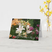 De Kaart van de moederdag (Gele Bloem)