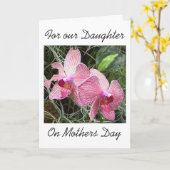 De Kaart van de Moederdag van de dochter (Gele Bloem)