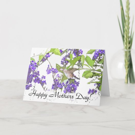De Kaart van de Moederdag van de kolibrie (Voorkant)