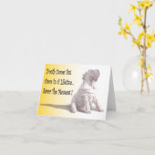 De Kaart van de Nota "geniet van van het Ogenblik" (Gele Bloem)