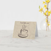 De Kaart van de nota: Ik heb koffie nodig, nu! (Gele Bloem)