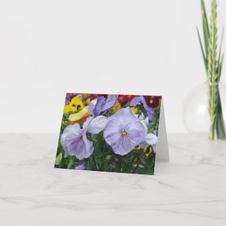 De Kaart van de nota: Liliac Pansies