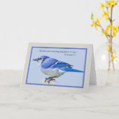 De Kaart van de nota met de Blauwe Vogel van de (Gele Bloem)