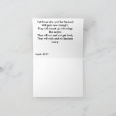 De Kaart van de nota - "op Vleugels zoals Eagles " (Binnen)