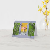 De Kaart van de Nota van de flamingo (Gele Bloem)